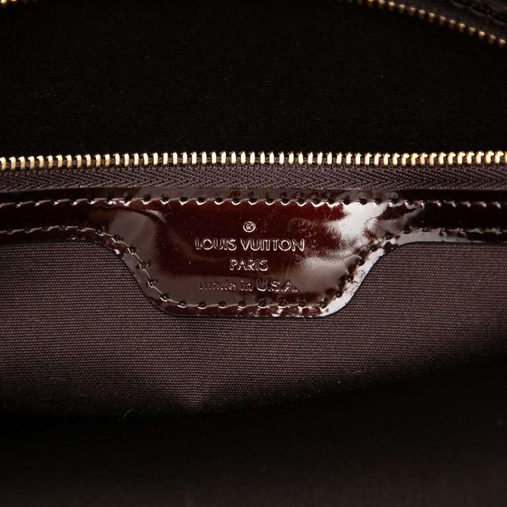Louis Vuitton Monogram Vernis Wilshire PM Purple Leather Very good condition - Box View
