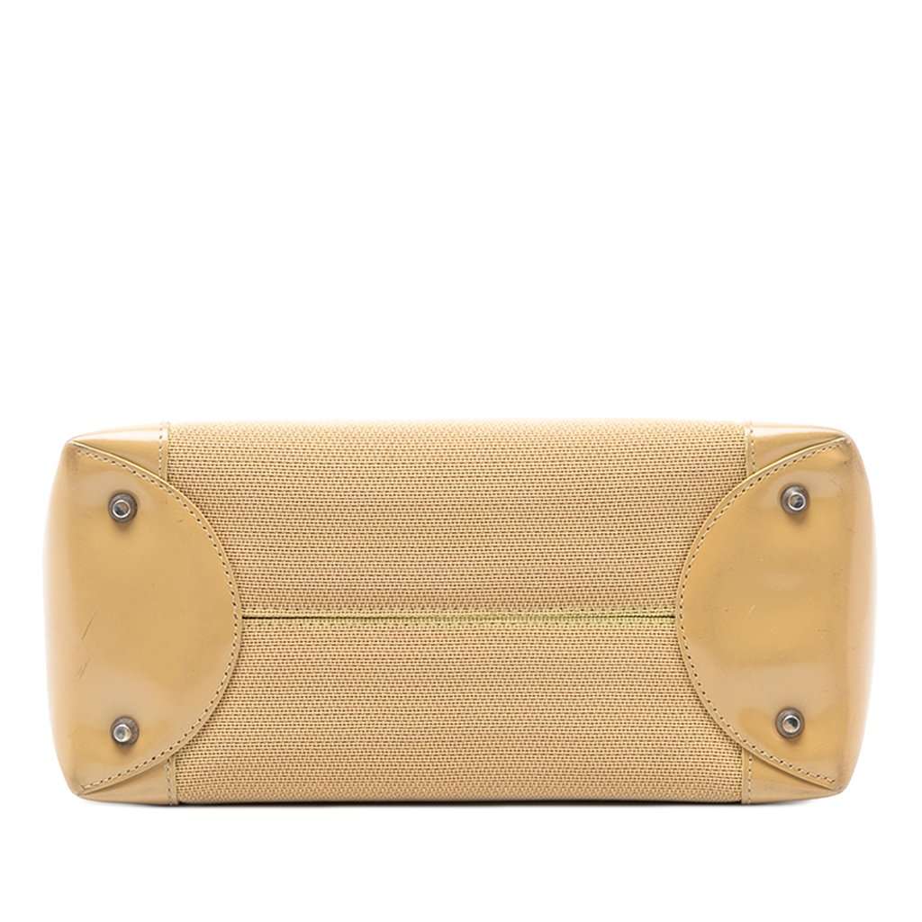 Dior Medium Canvas Lady Dior Beige Very good condition - Inside View
