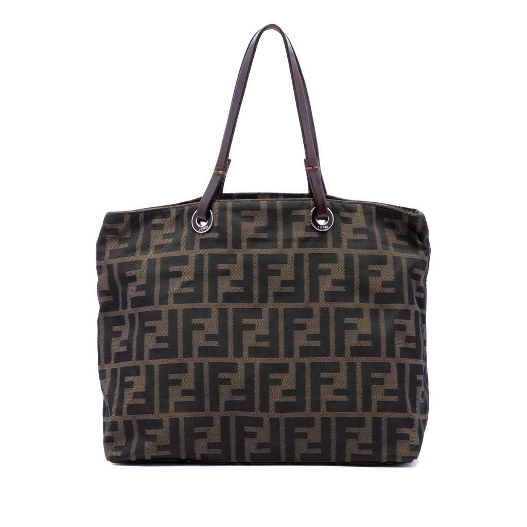 Fendi Zucca Canvas Tote Brown Very good condition - Front View