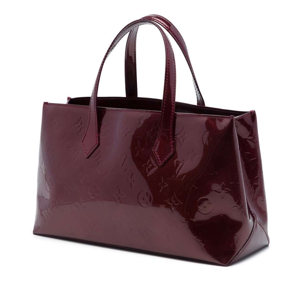 Louis Vuitton Monogram Vernis Wilshire PM Red Leather Very good - Back View