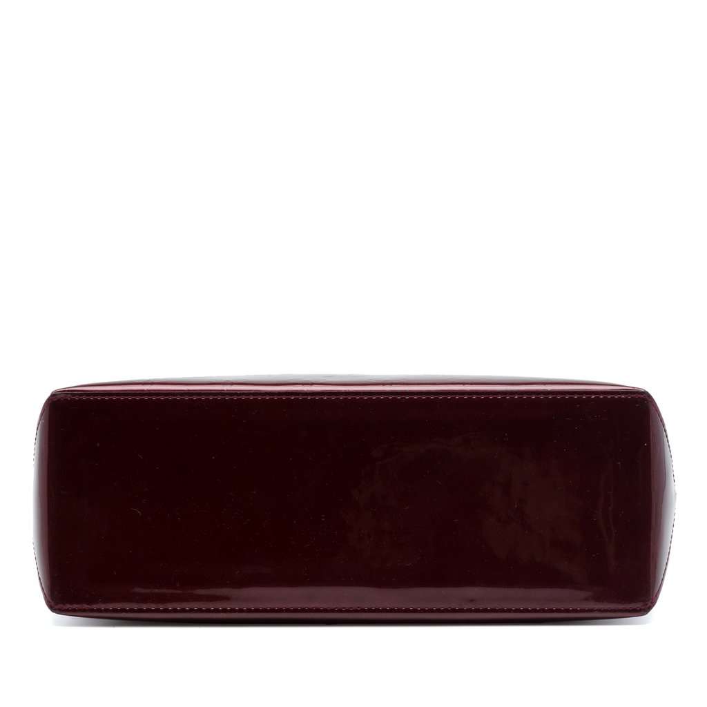 Louis Vuitton Monogram Vernis Wilshire PM Red Leather Very good - Inside View