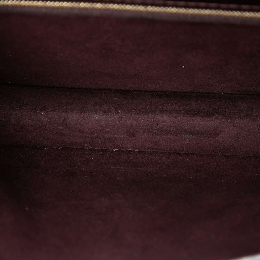 Louis Vuitton Vernis Monceau BB Purple Leather Very good - Model View