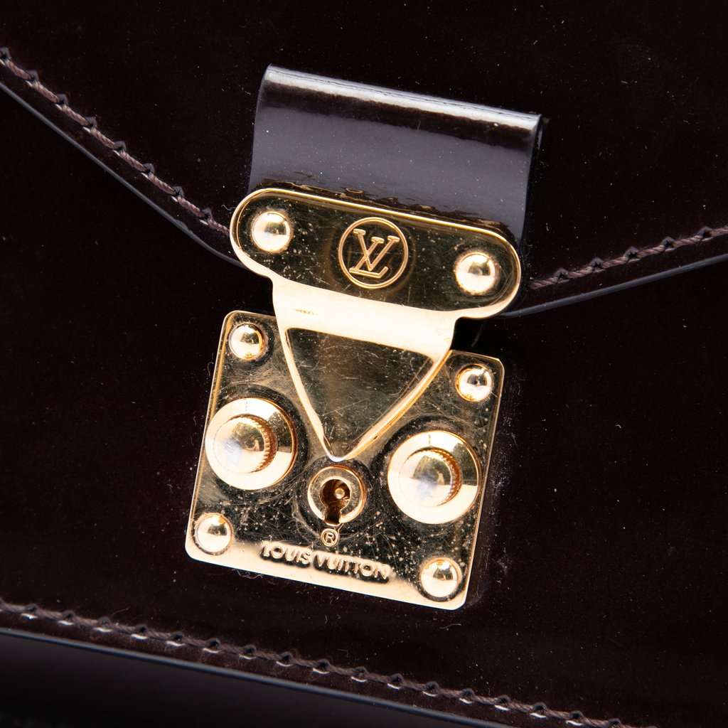 Louis Vuitton Vernis Monceau BB Purple Leather Very good - Box View