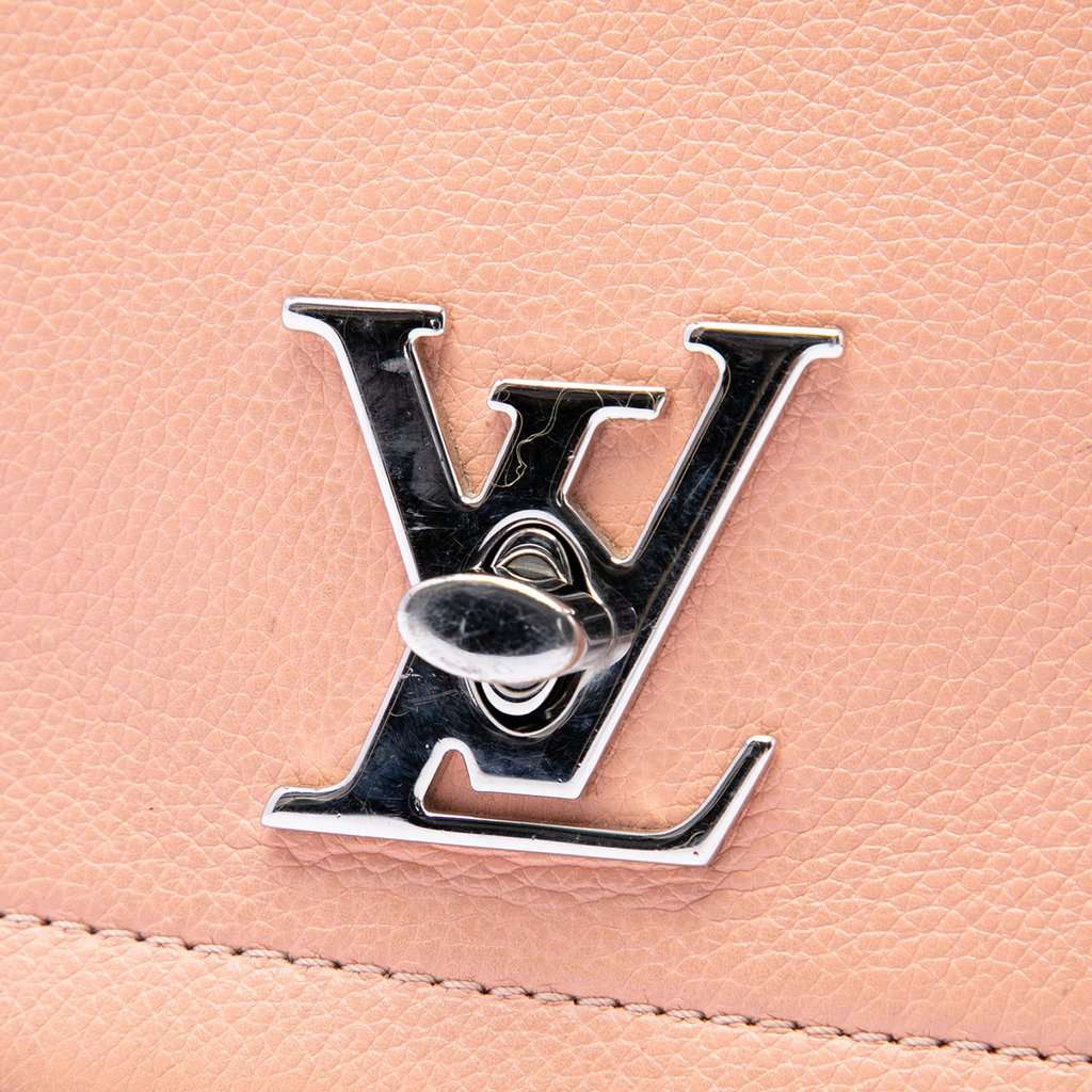 Louis Vuitton Tricolor Leather Lockme II BB Orange Leather Very good - Box View