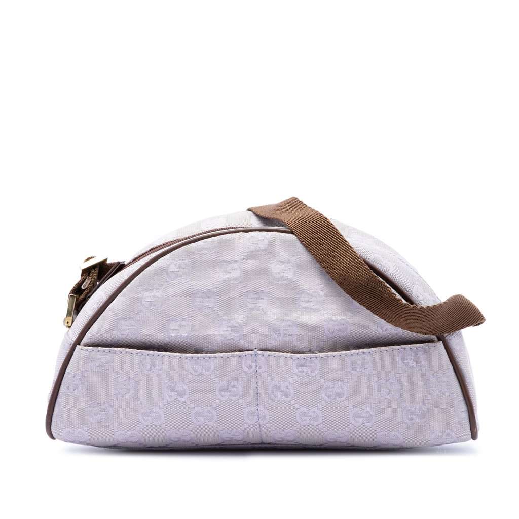 Gucci GG Canvas Shoulder Bag Purple Very good condition - Front View