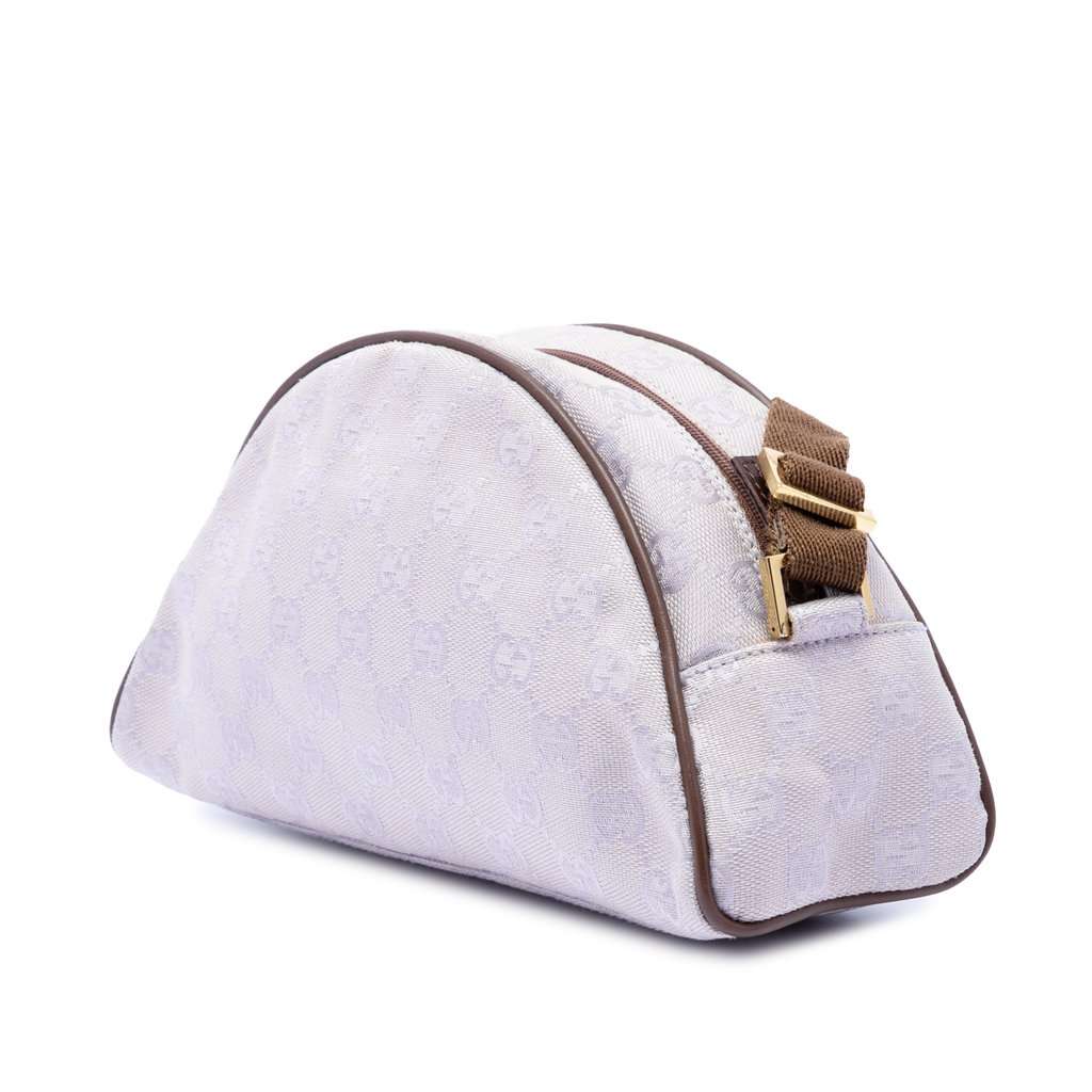 Gucci GG Canvas Shoulder Bag Purple Very good condition - Back View