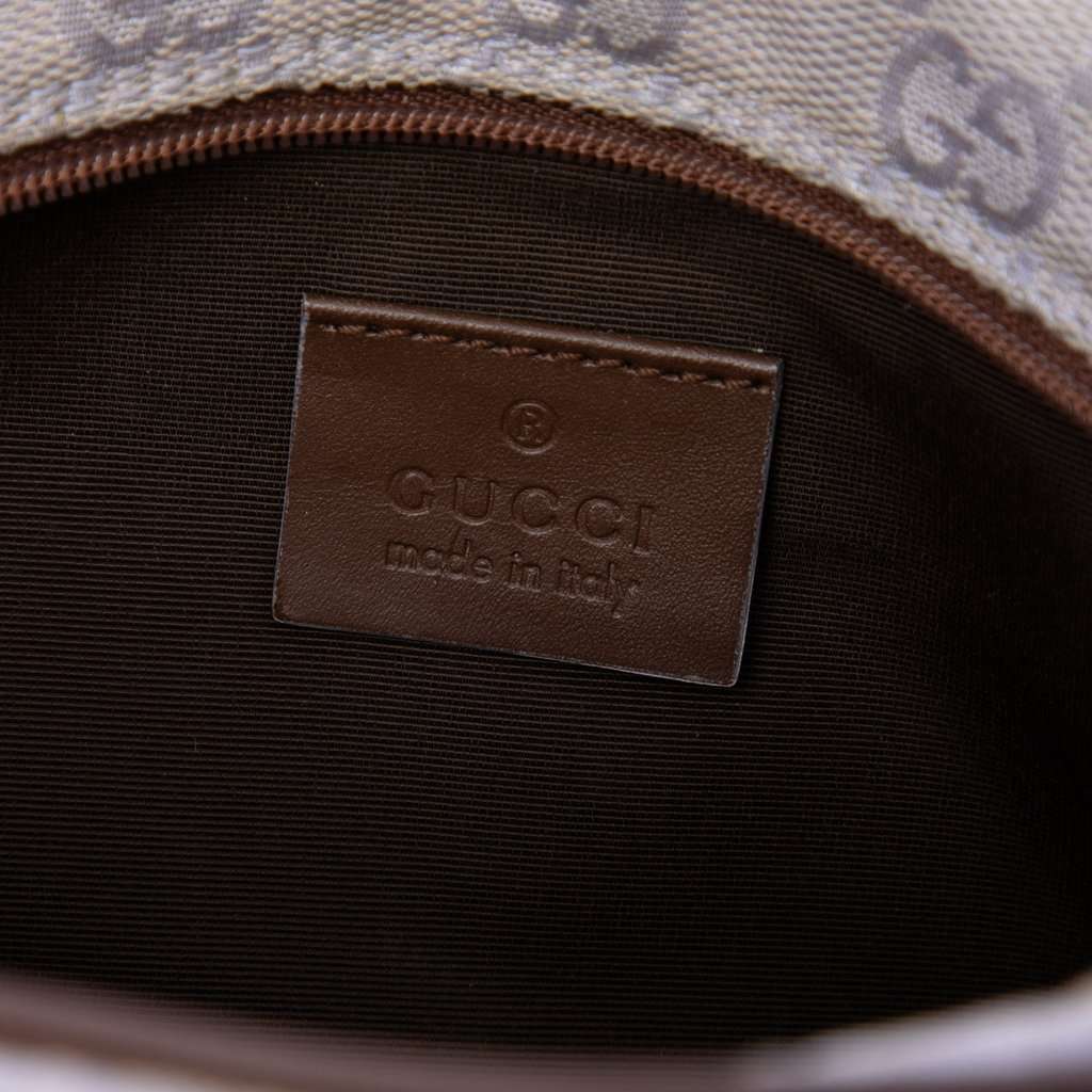 Gucci GG Canvas Shoulder Bag Purple Very good condition - Box View