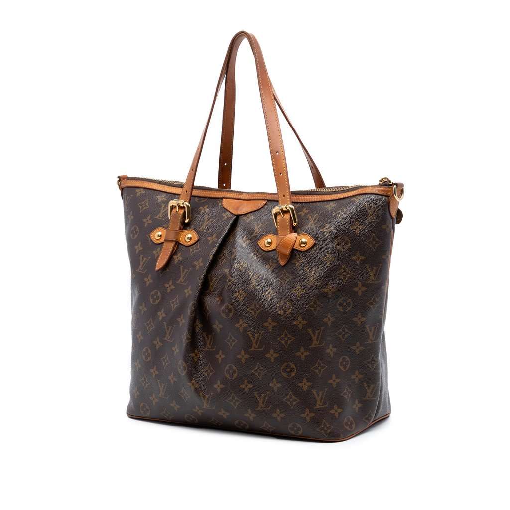 Louis Vuitton Monogram Palermo GM Brown Very good condition - Back View