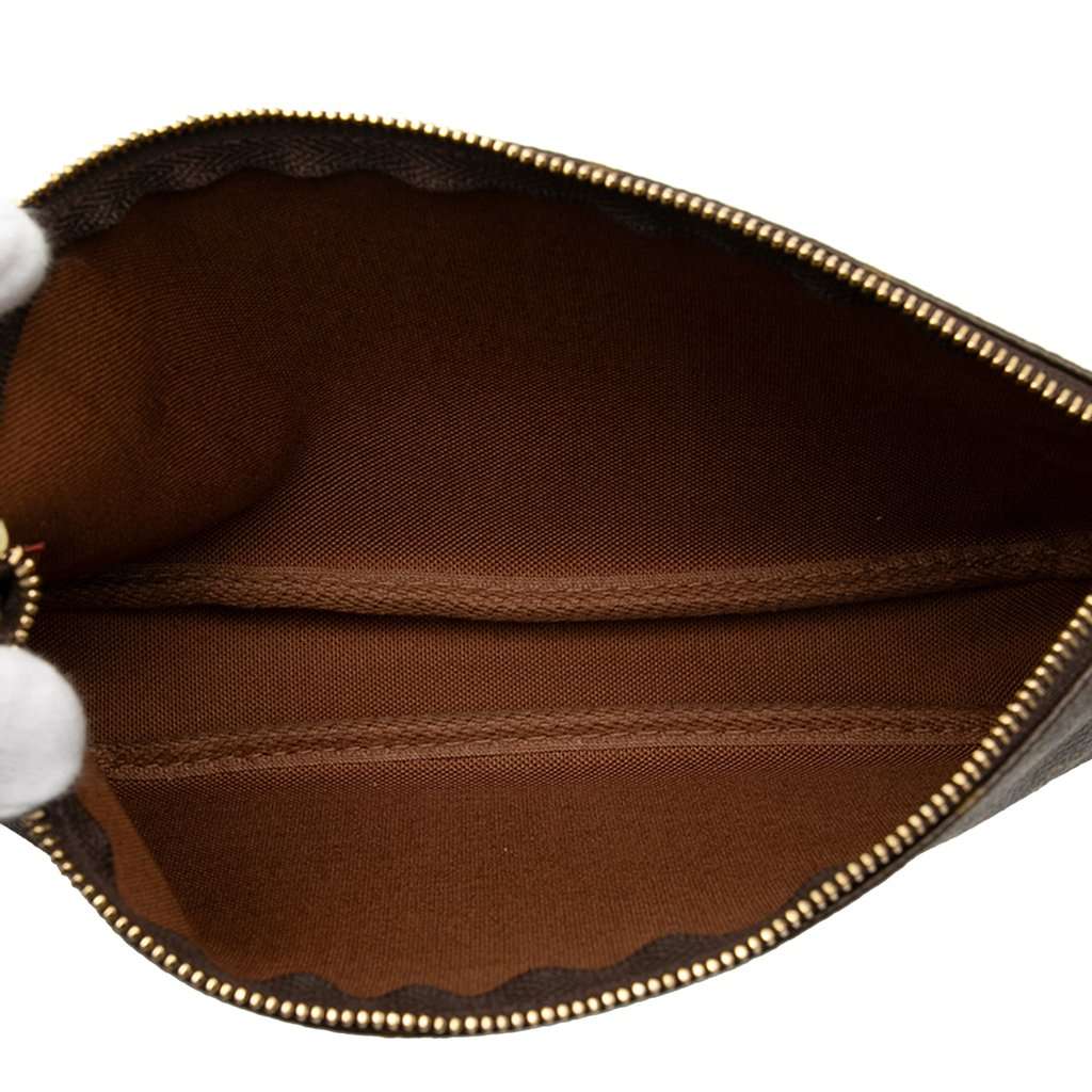 Louis Vuitton Monogram Pochette Accessoires Brown Very good - Model View