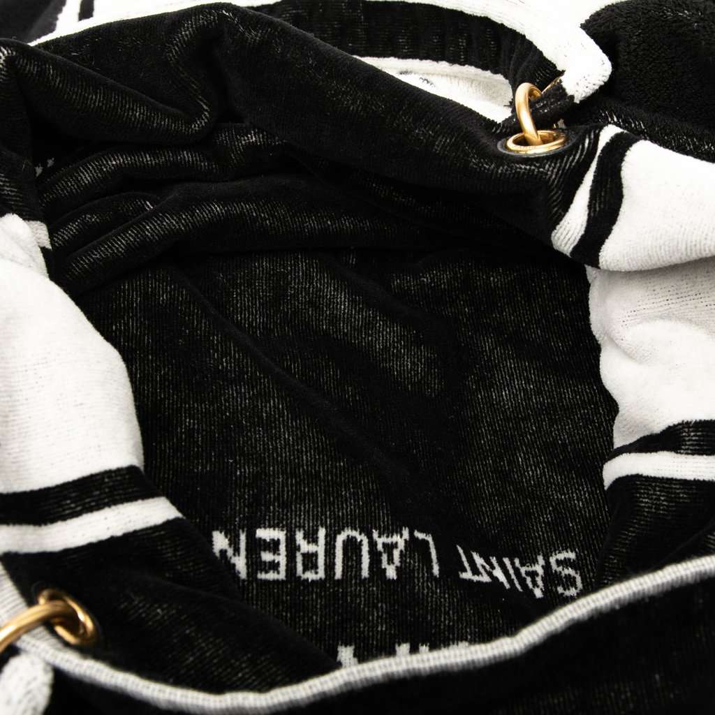 Saint Laurent Terry Cloth Rive Gauche Tote Black Very good condition - Model View