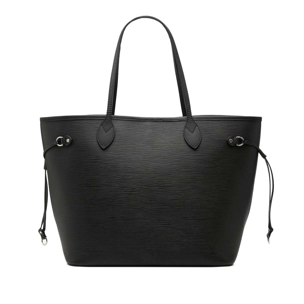 Louis Vuitton Epi Neverfull MM Black Leather Very good condition - Front View