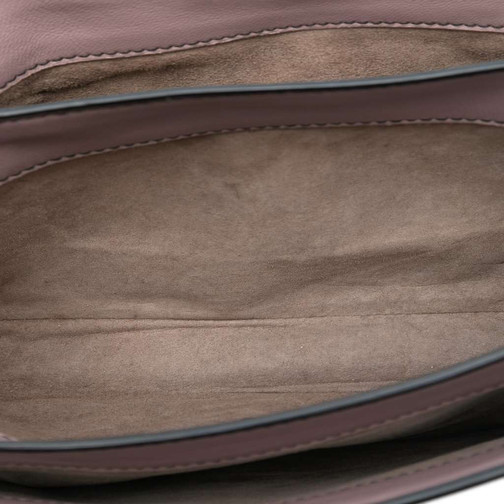 Bottega Veneta Small Nappa Intrecciato Runway Shoulder Bag Pink Leather Very good - Model View