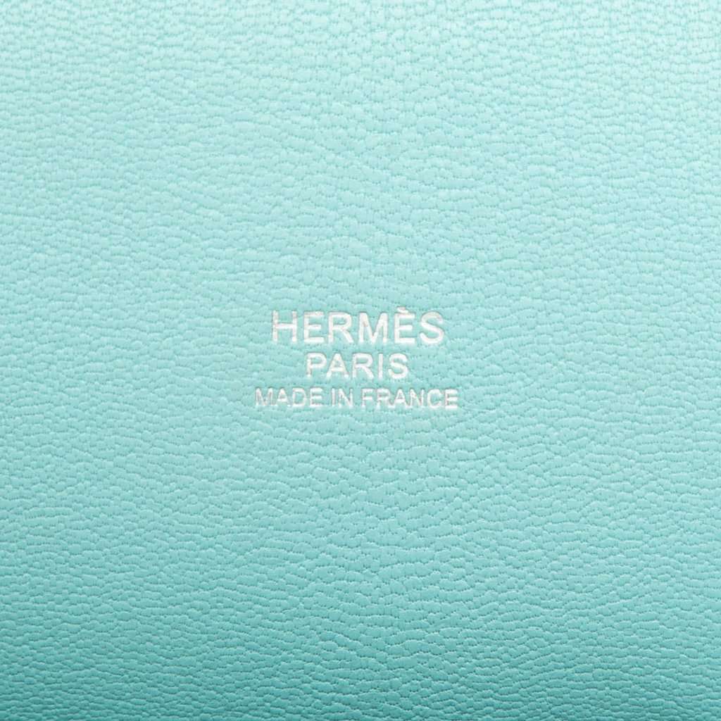 Hermès Clemence and Swift Jypsiere 31 Blue Leather Very good condition - Box View
