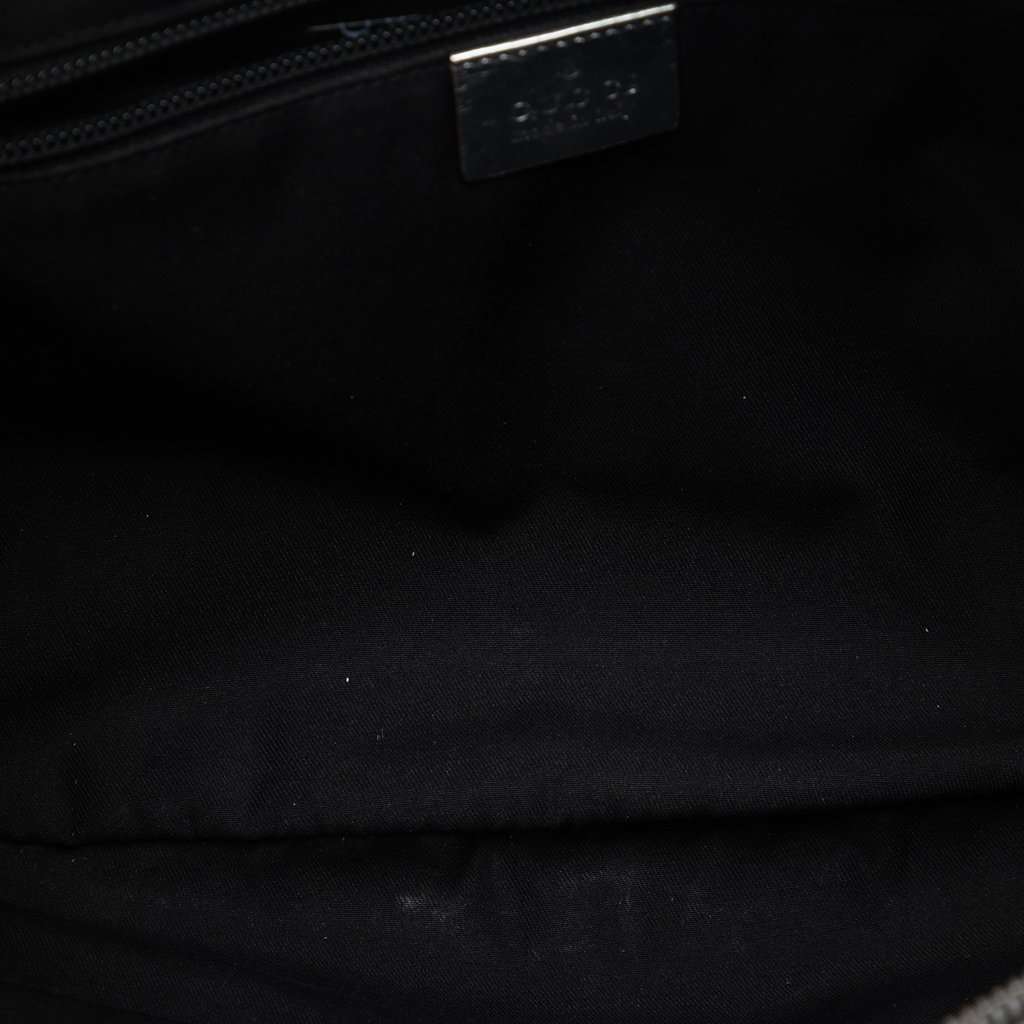 Gucci GG Imprime Web Crossbody Silver Very good condition - Model View