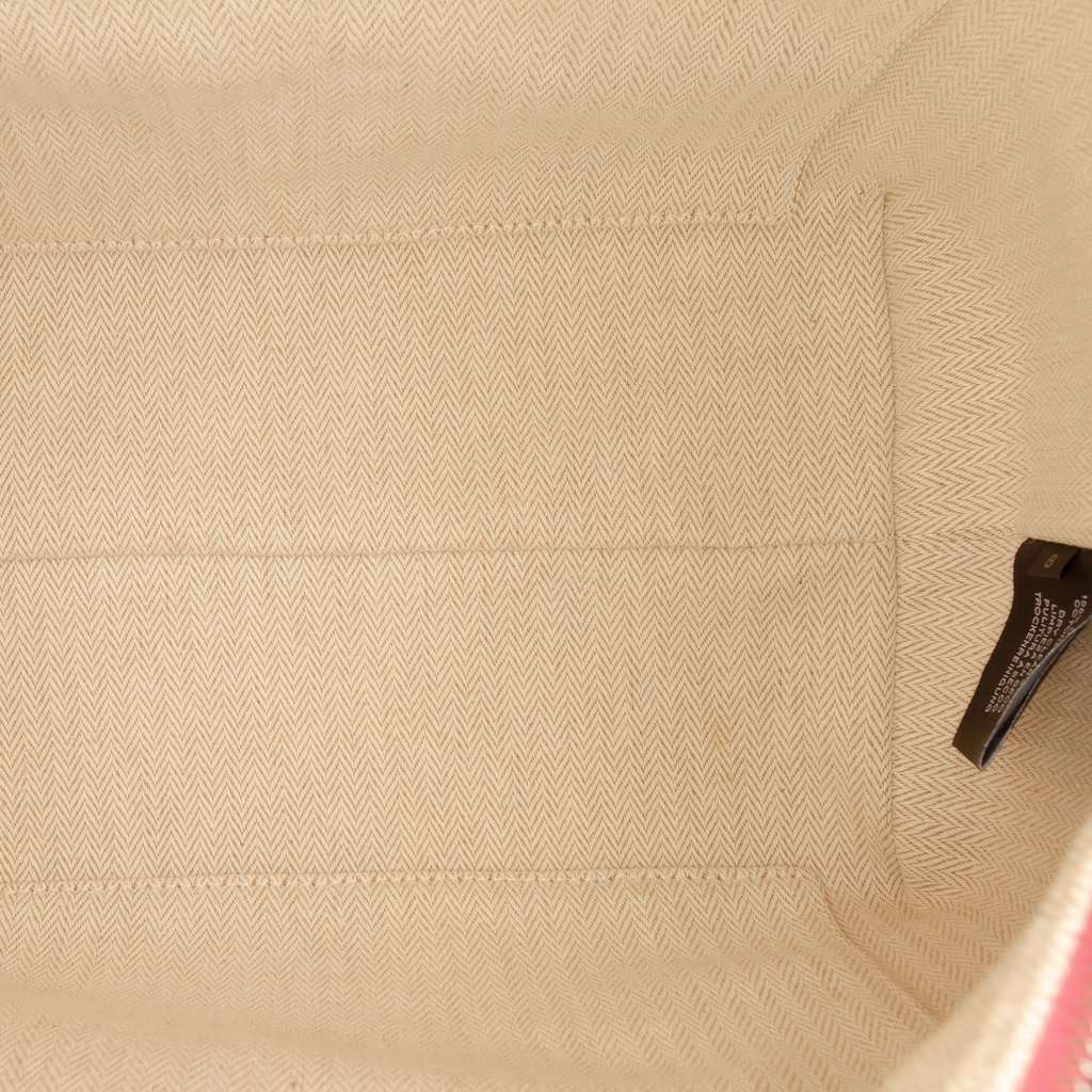 Hermès Large Toile Bride A Brac Case Pink Very good condition - Model View