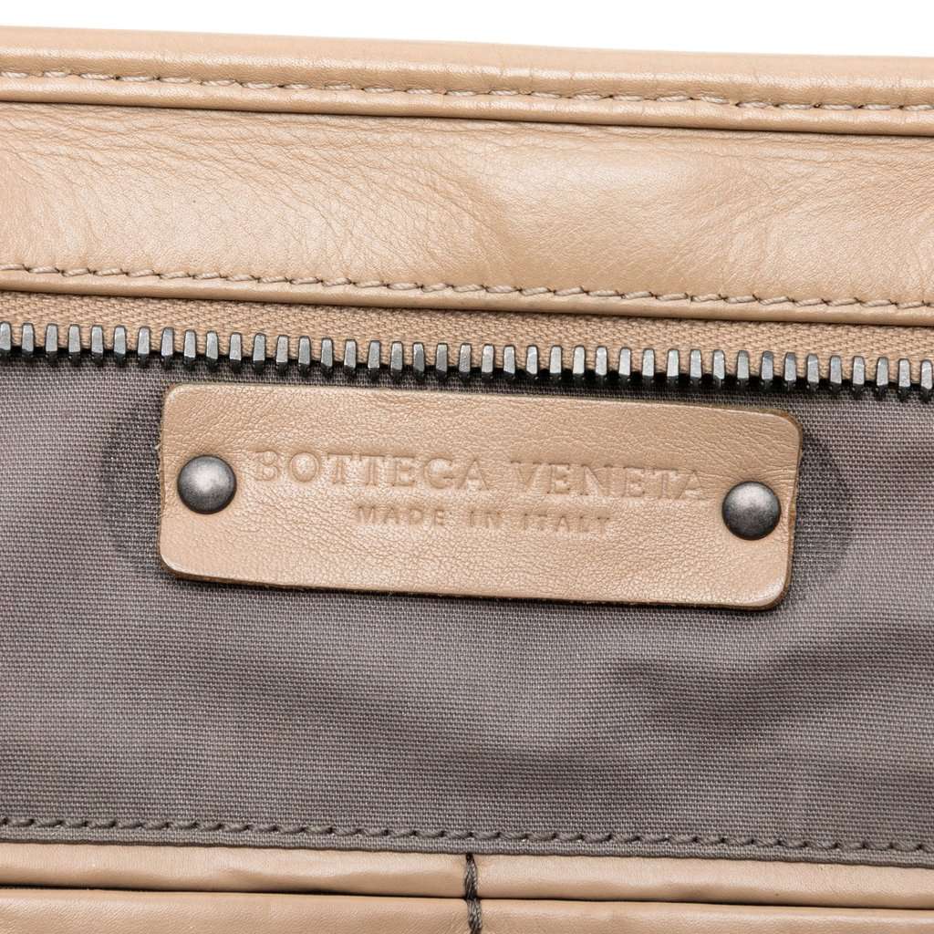 Bottega Veneta Nappa Intrecciato Business Bag Brown Leather Very good condition - Box View