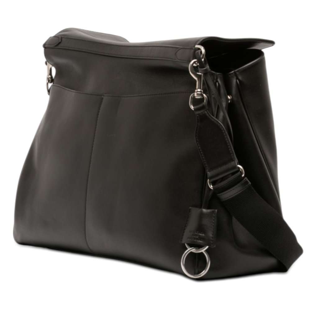 Balenciaga Medium Leather Rodeo Messenger Bag Black Leather Very good condition - Back View