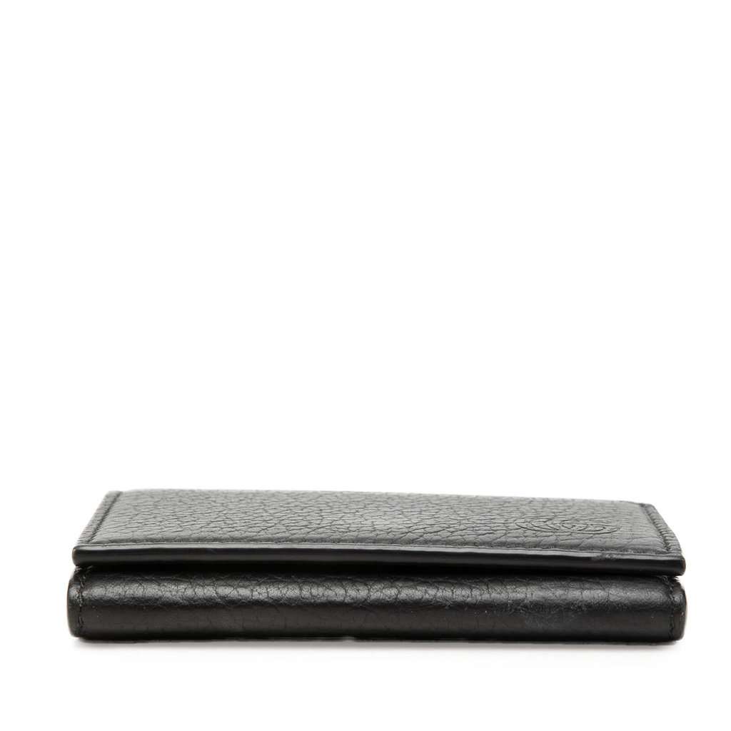 Gucci GG Marmont Calfskin Card Case Black Leather Very good - Inside View