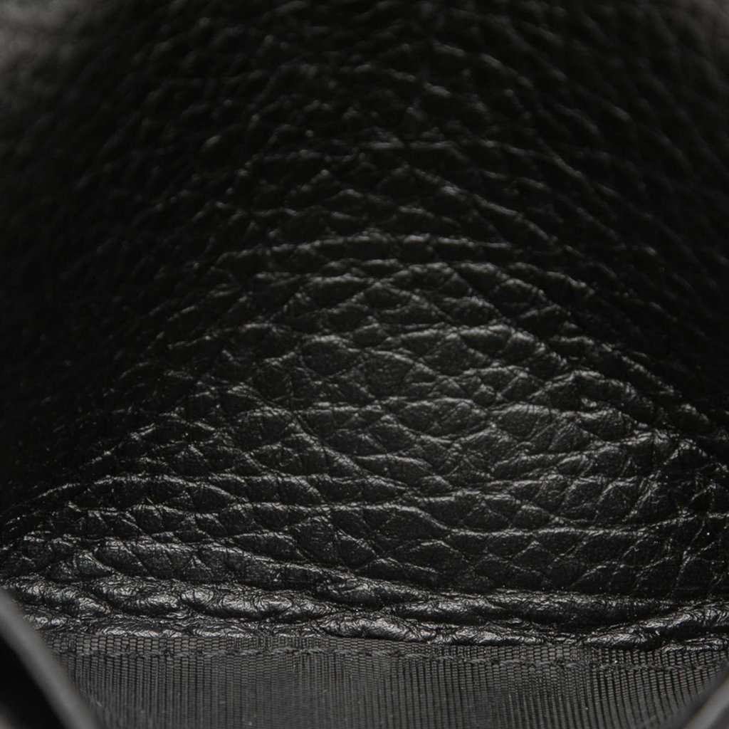 Gucci GG Marmont Calfskin Card Case Black Leather Very good - Model View
