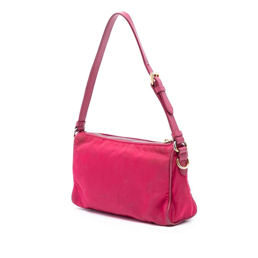 Prada Tessuto Shoulder Bag Pink Very good condition - Back View