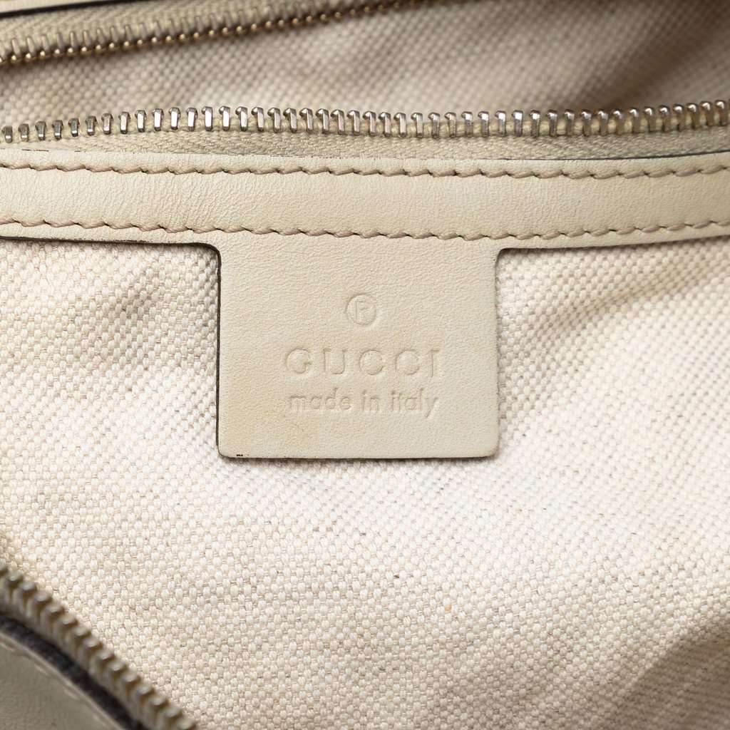 Gucci GG Canvas Web Mayfair Satchel Beige Very good - Box View
