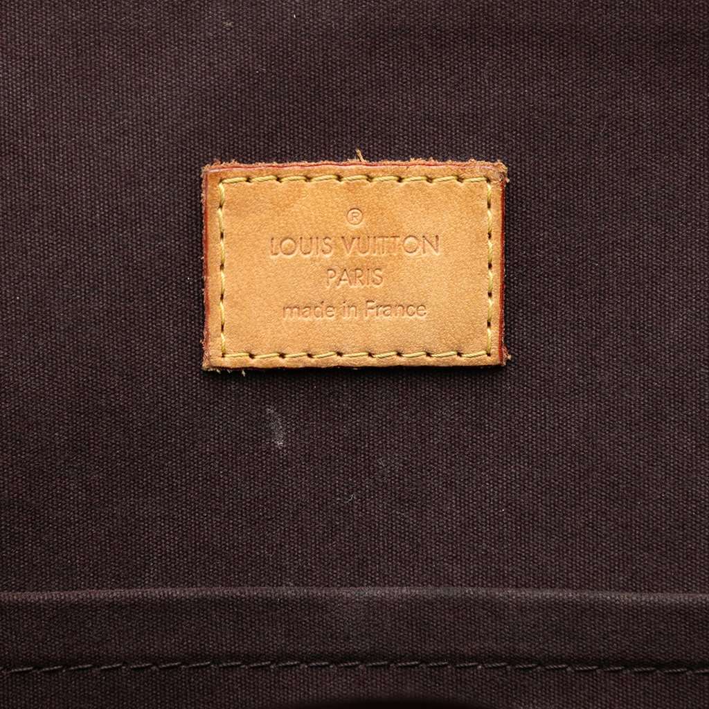 Louis Vuitton Monogram Vernis Alma GM Purple Leather Very good condition - Box View