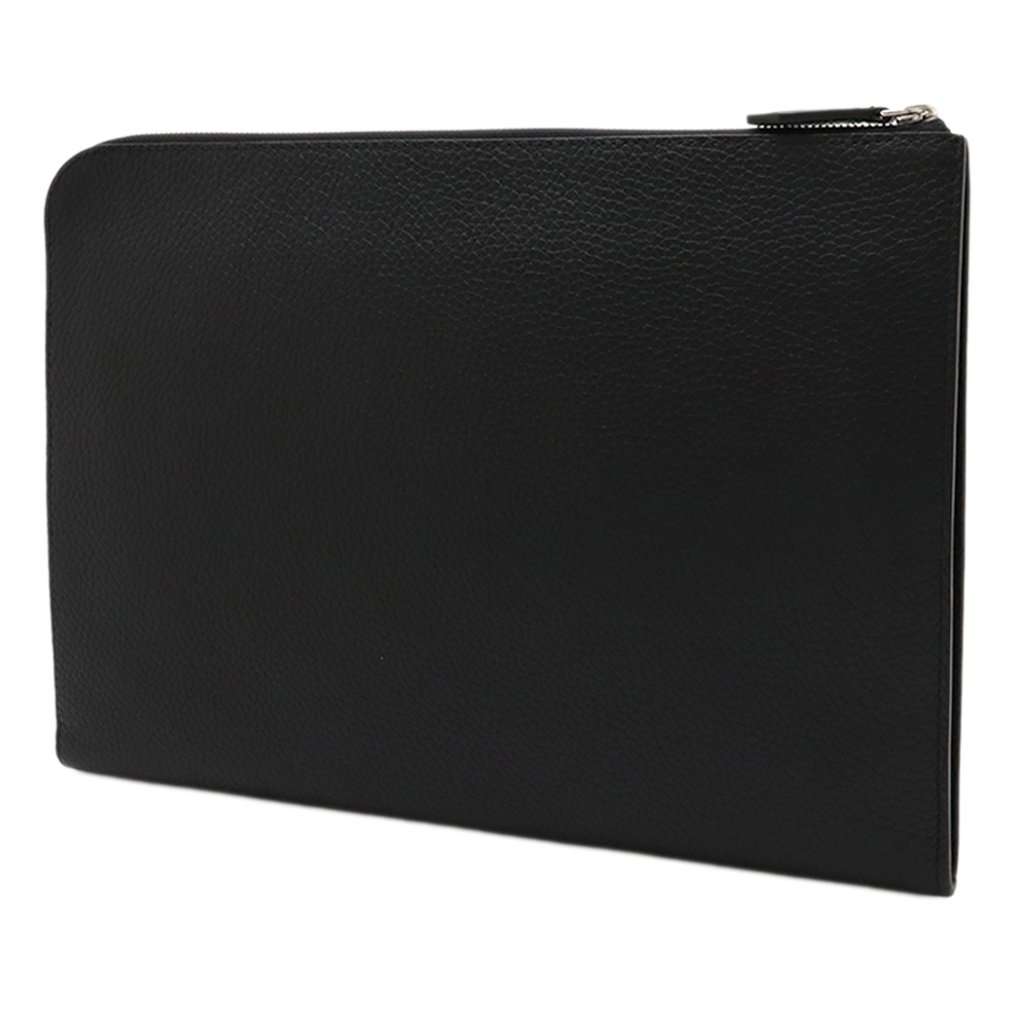 Louis Vuitton Taurillon Initials Circle Pochette Jour GM Black Leather Very good condition - Back View