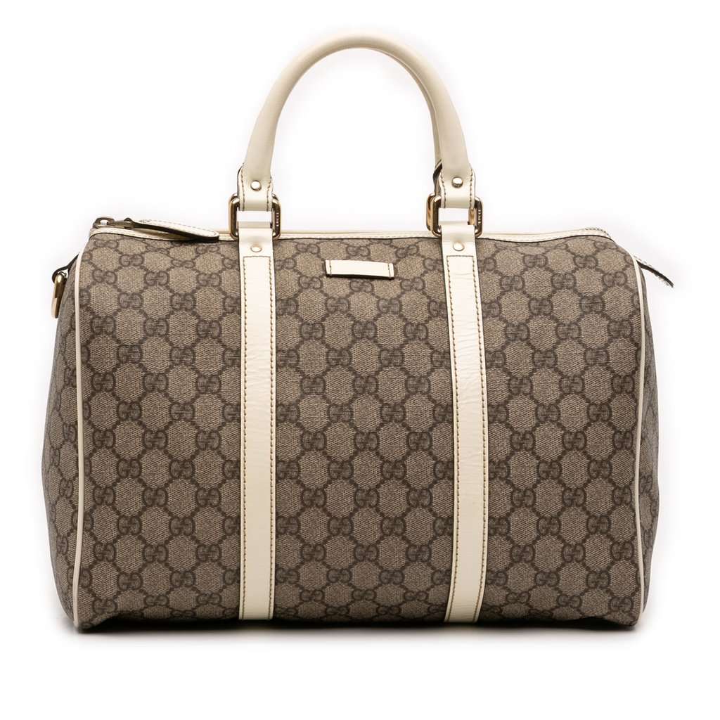 Gucci Medium GG Supreme Joy Boston Bag Beige Very good - Front View