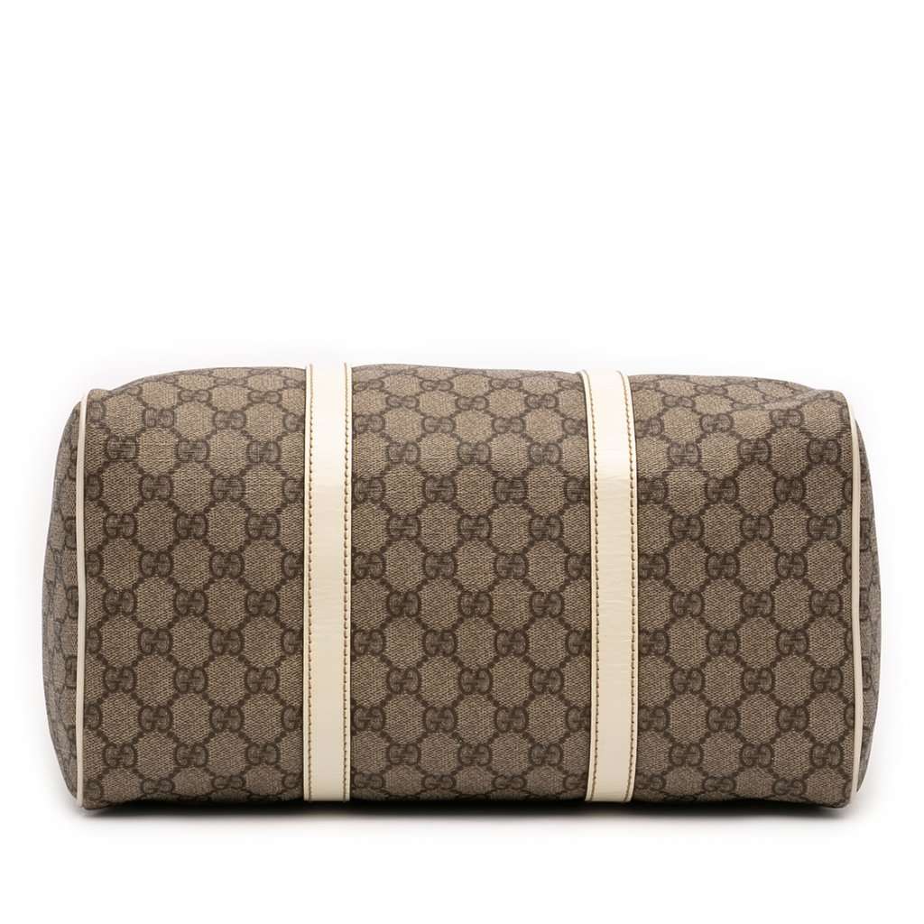 Gucci Medium GG Supreme Joy Boston Bag Beige Very good - Inside View