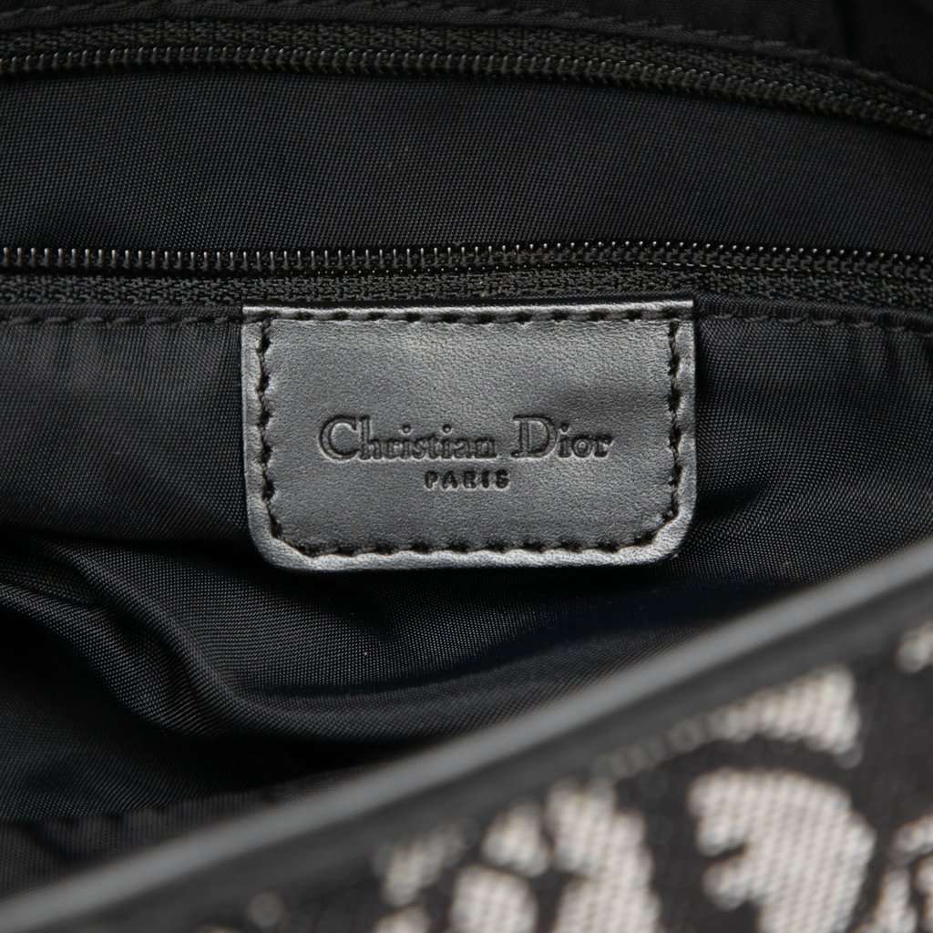 Dior Diorissimo Canvas Double Saddle Bag Black Very good condition - Box View
