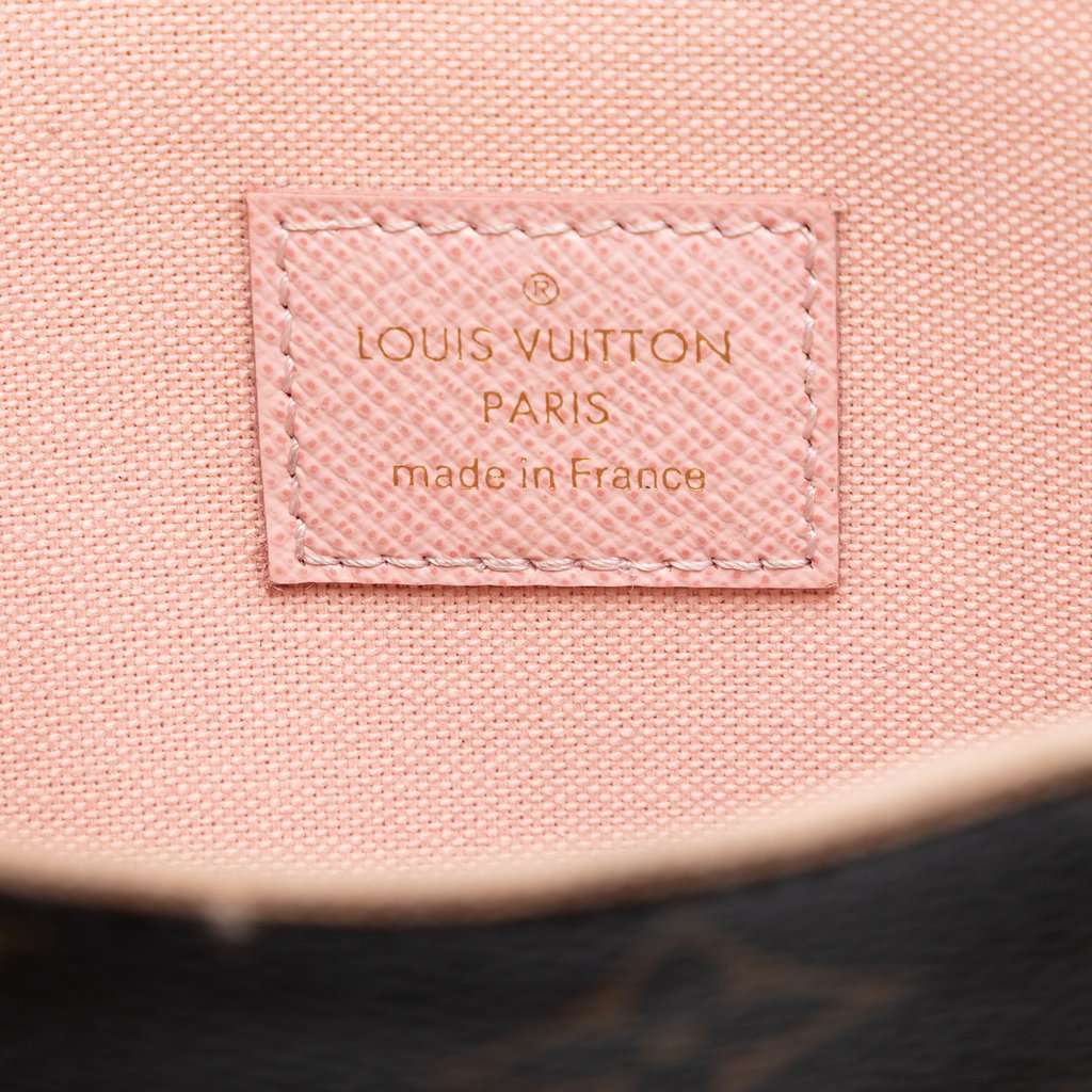Louis Vuitton Monogram Pochette Felicie Valentine Dog Brown Very good condition - Box View