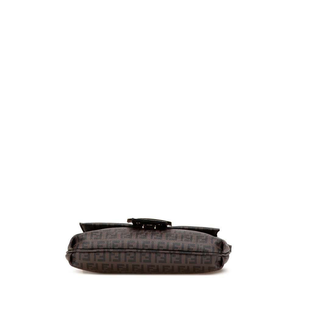 Fendi Zucchino Spalmati Crossbody Brown Very good - Inside View