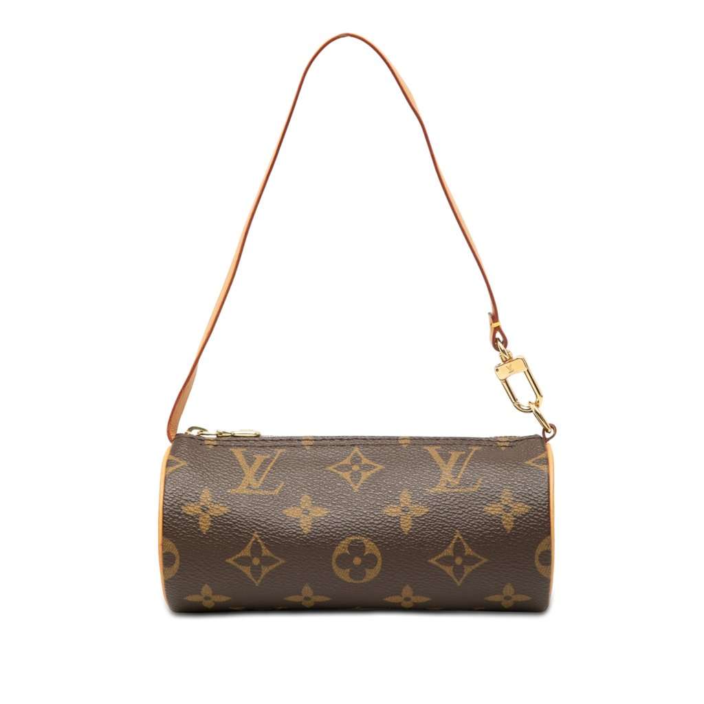 Louis Vuitton Monogram Papillon Pochette Brown Very good - Front View