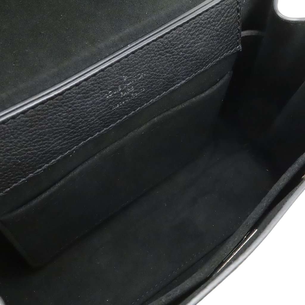 Louis Vuitton Grained Calfskin Mini LockMe Ever Black Leather Very good condition - Model View