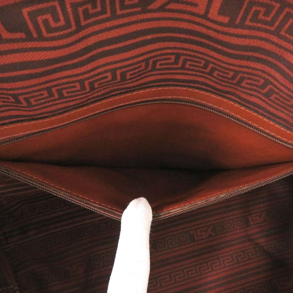 Saint Laurent Canvas Boston Bag Brown Very good - Box View