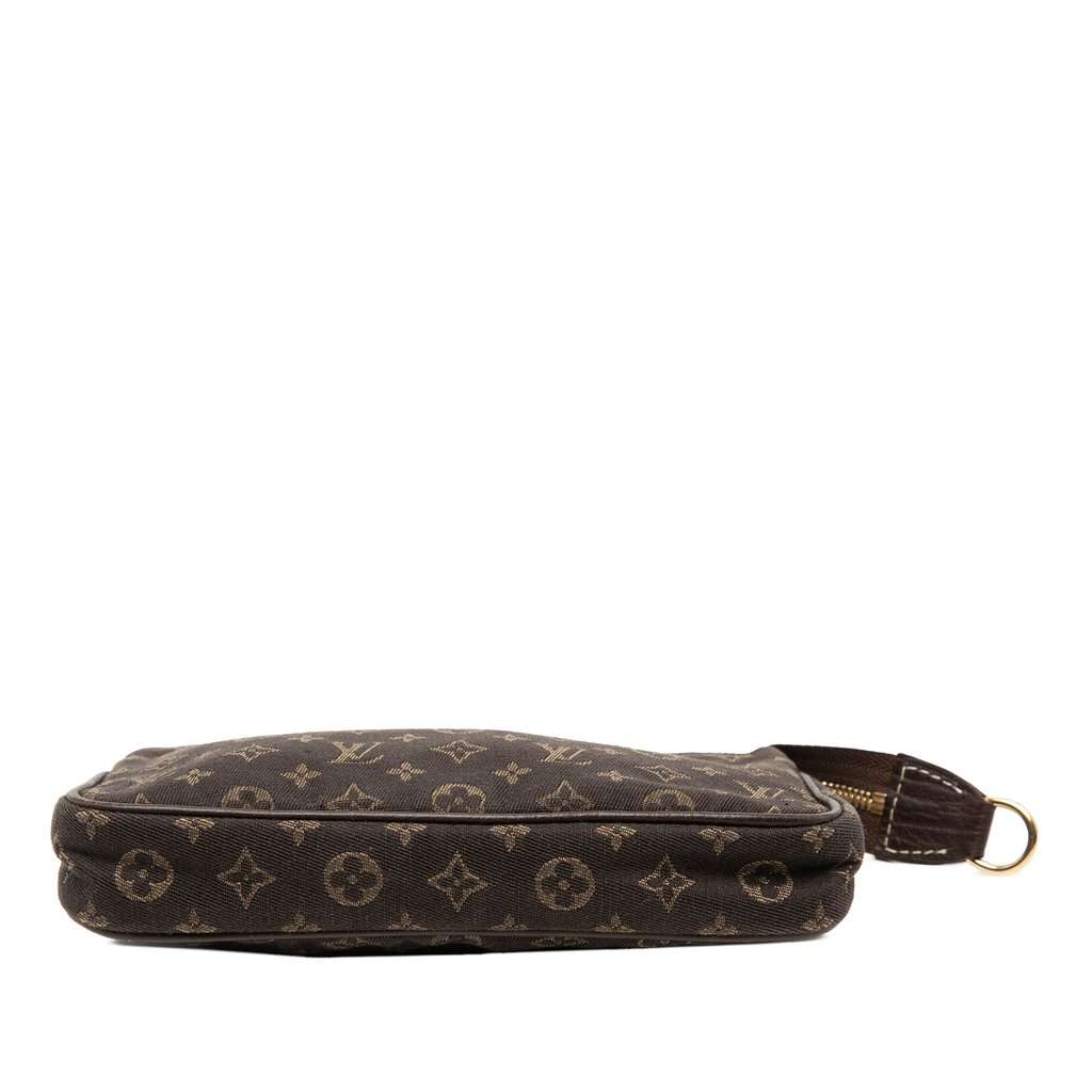 Louis Vuitton Monogram Mini Lin Bucket PM Pouch Brown Very good condition - Inside View