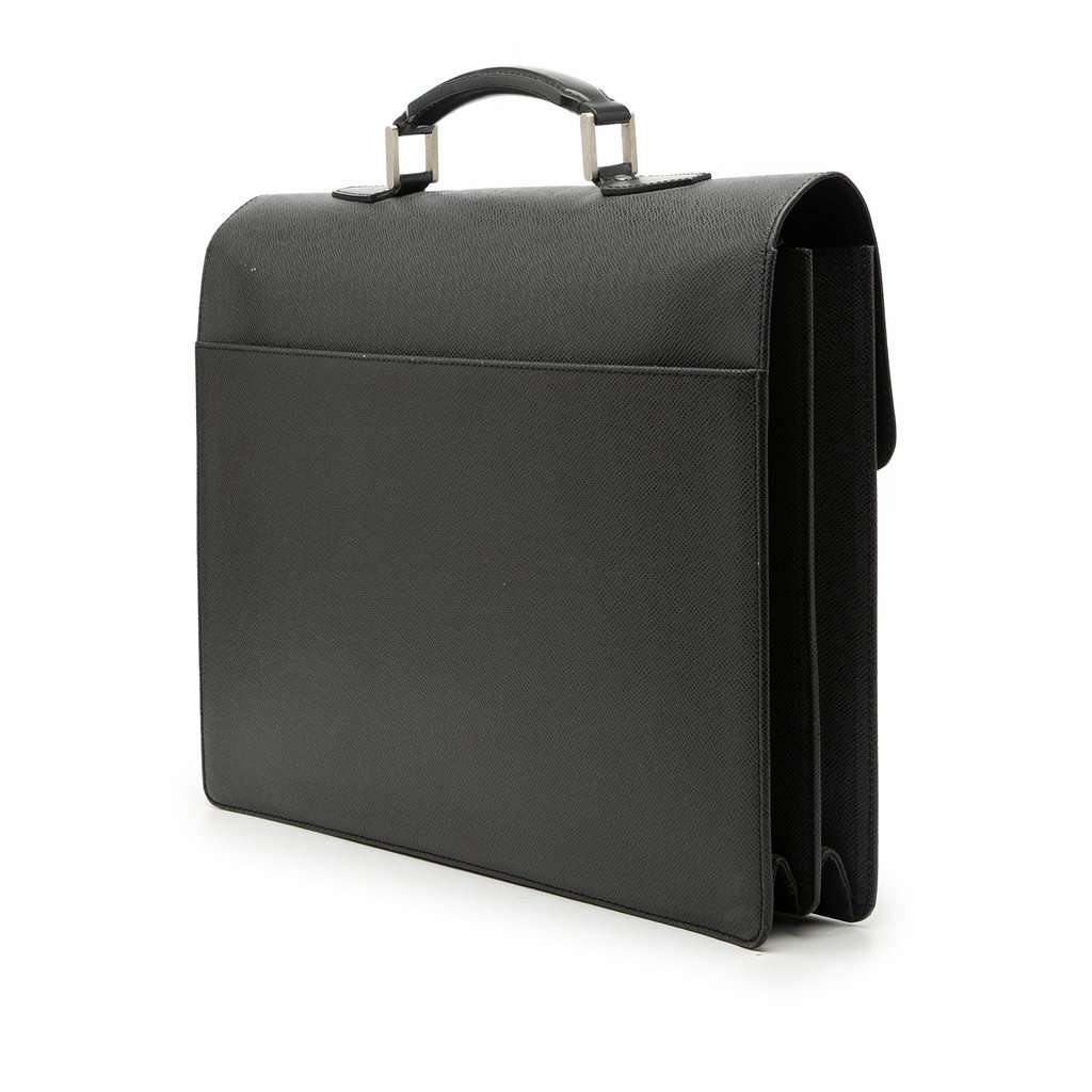 Louis Vuitton Taiga Robusto 2 Black Leather Good condition - Back View