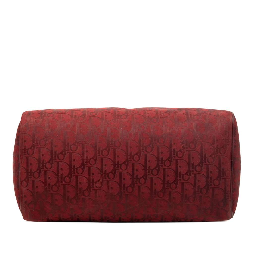 Dior Diorissimo Trotter Canvas Boston Bag Red Very good condition - Inside View