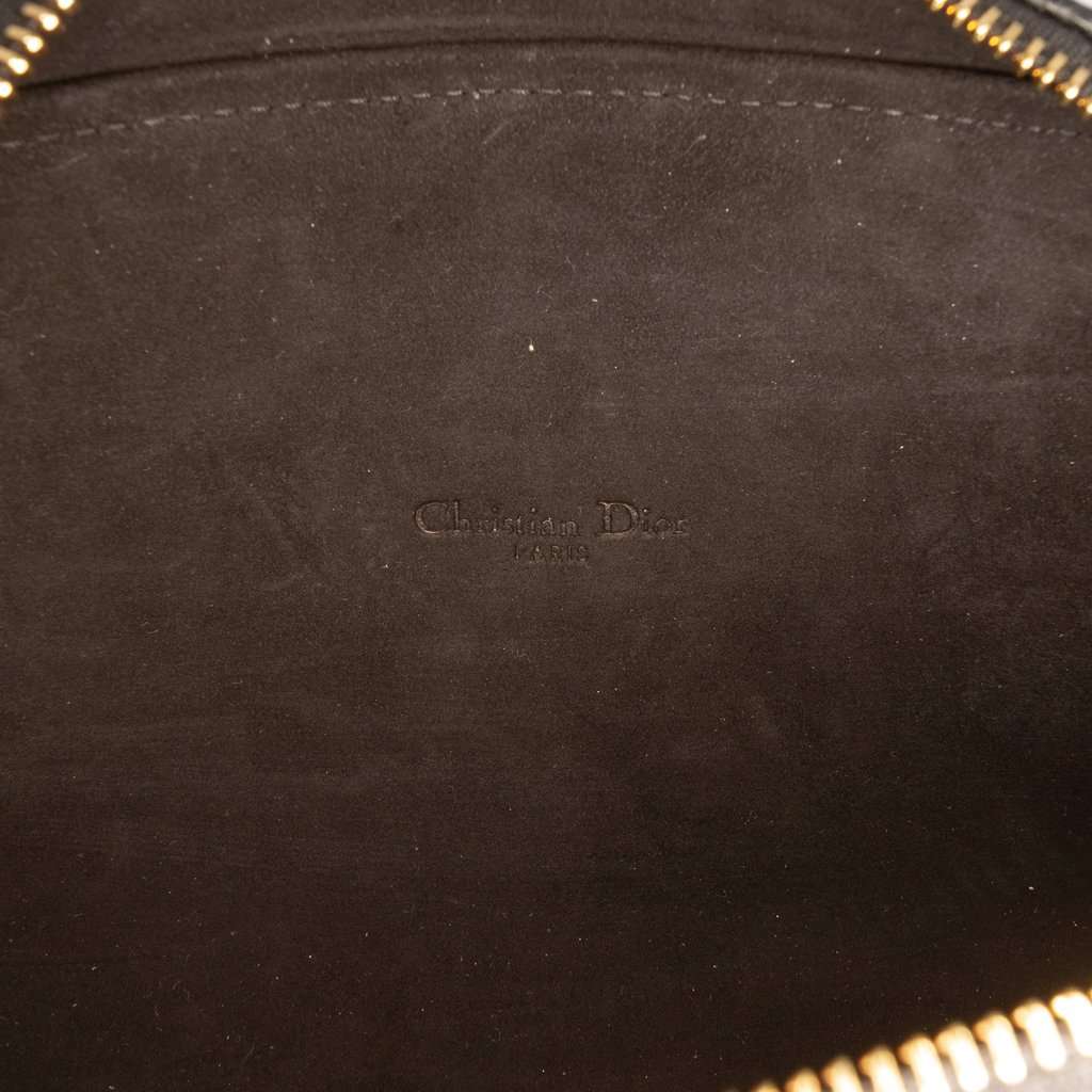 Dior Grained Calfskin Caro Double Pouch Black Leather Very good condition - Box View