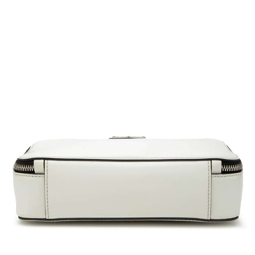 Prada Medium Saffiano Brique Satchel White Leather Very good - Inside View