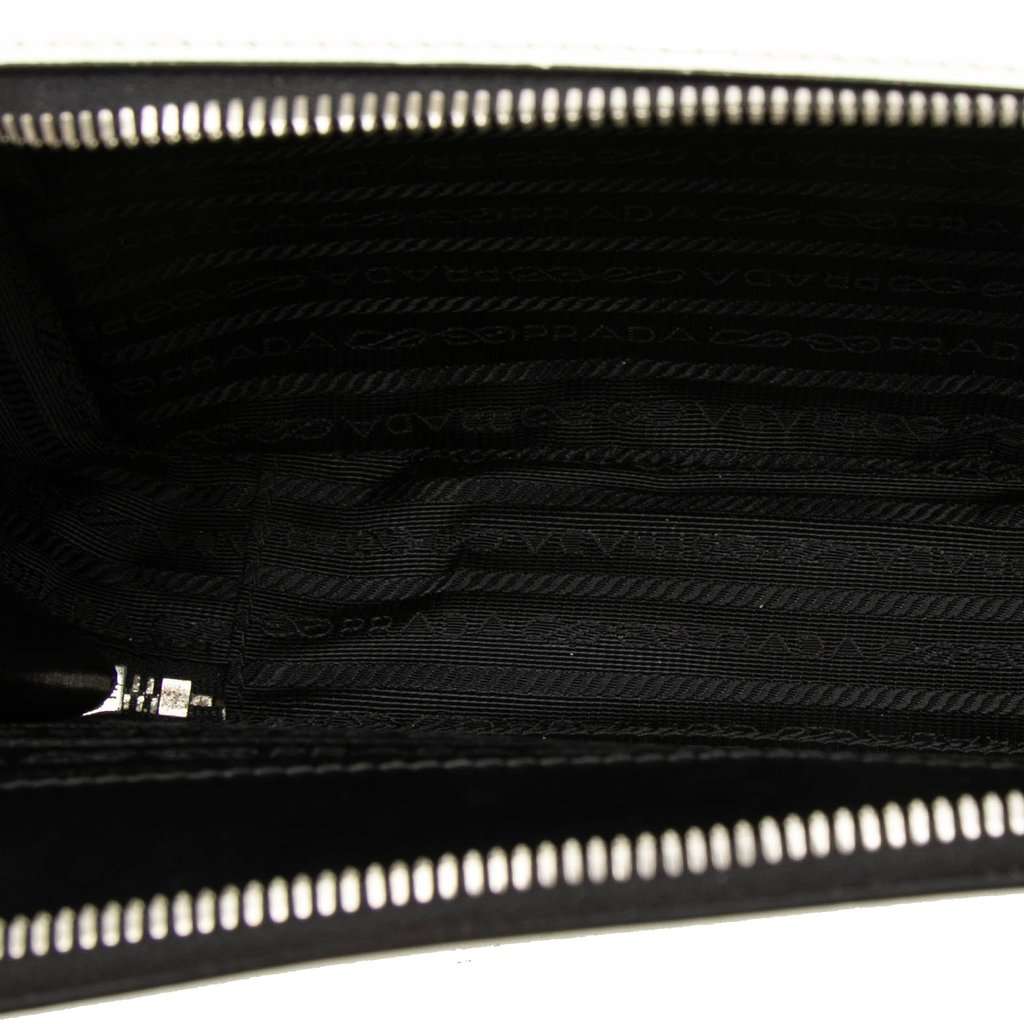 Prada Medium Saffiano Brique Satchel White Leather Very good - Model View