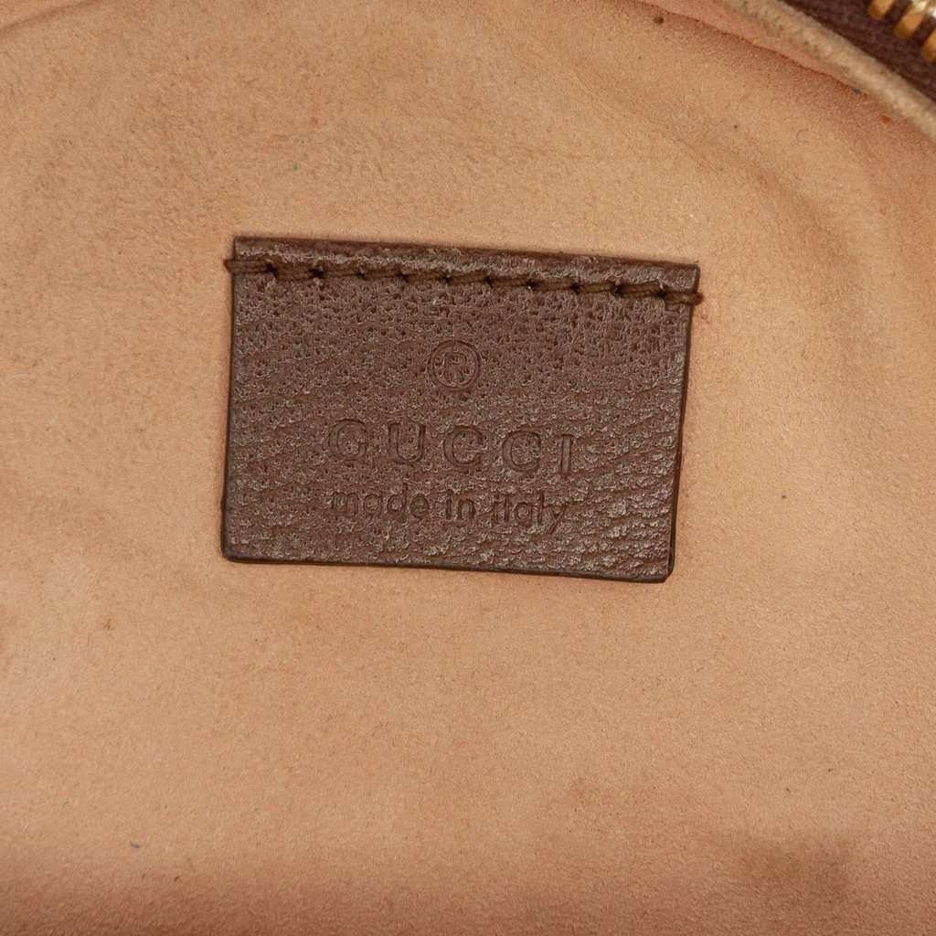 Gucci Mini GG Supreme Web Ophidia Round Crossbody Beige Very good - Box View