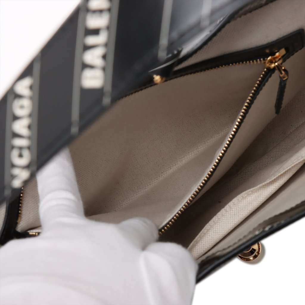 Gucci Balenciaga The Hacker Project Medium Calfskin Jackie 1961 Crossbody Black Leather Very good condition - Model View