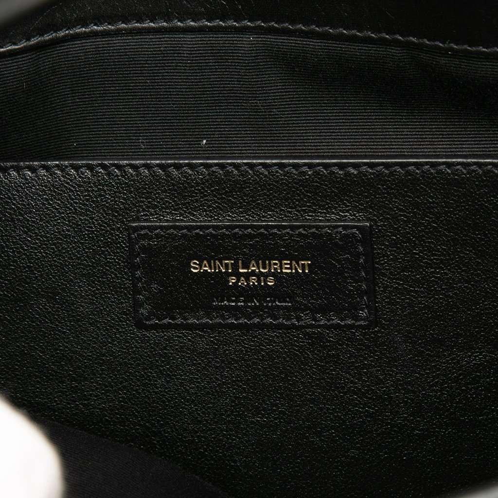 Saint Laurent Boucle Raffia Shopper Tote Beige Very good condition - Box View