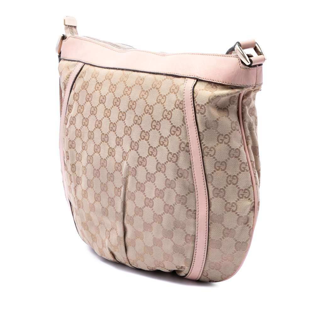 Gucci GG Canvas Abbey D Ring Crossbody Beige Very good - Back View