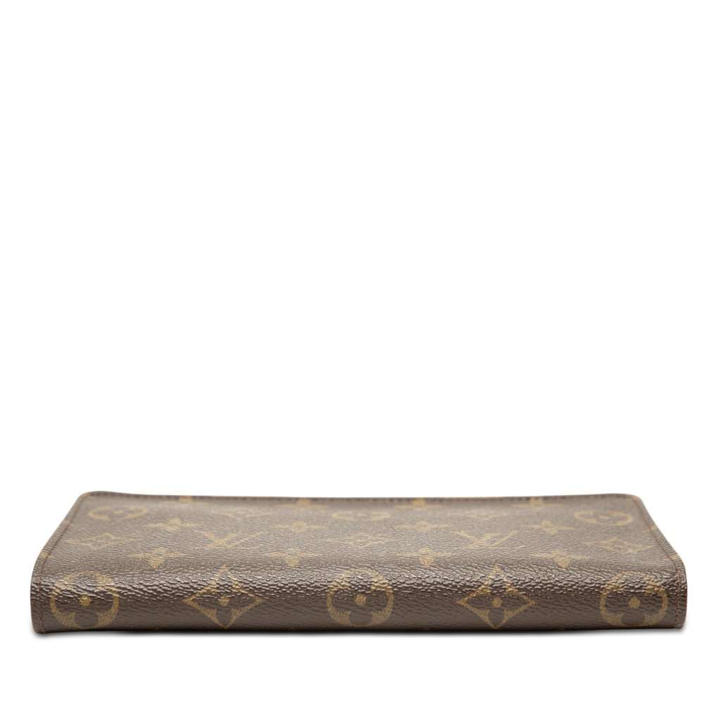 Louis Vuitton Monogram Porte Monnaie Zippy Long Wallet Brown Very good - Inside View