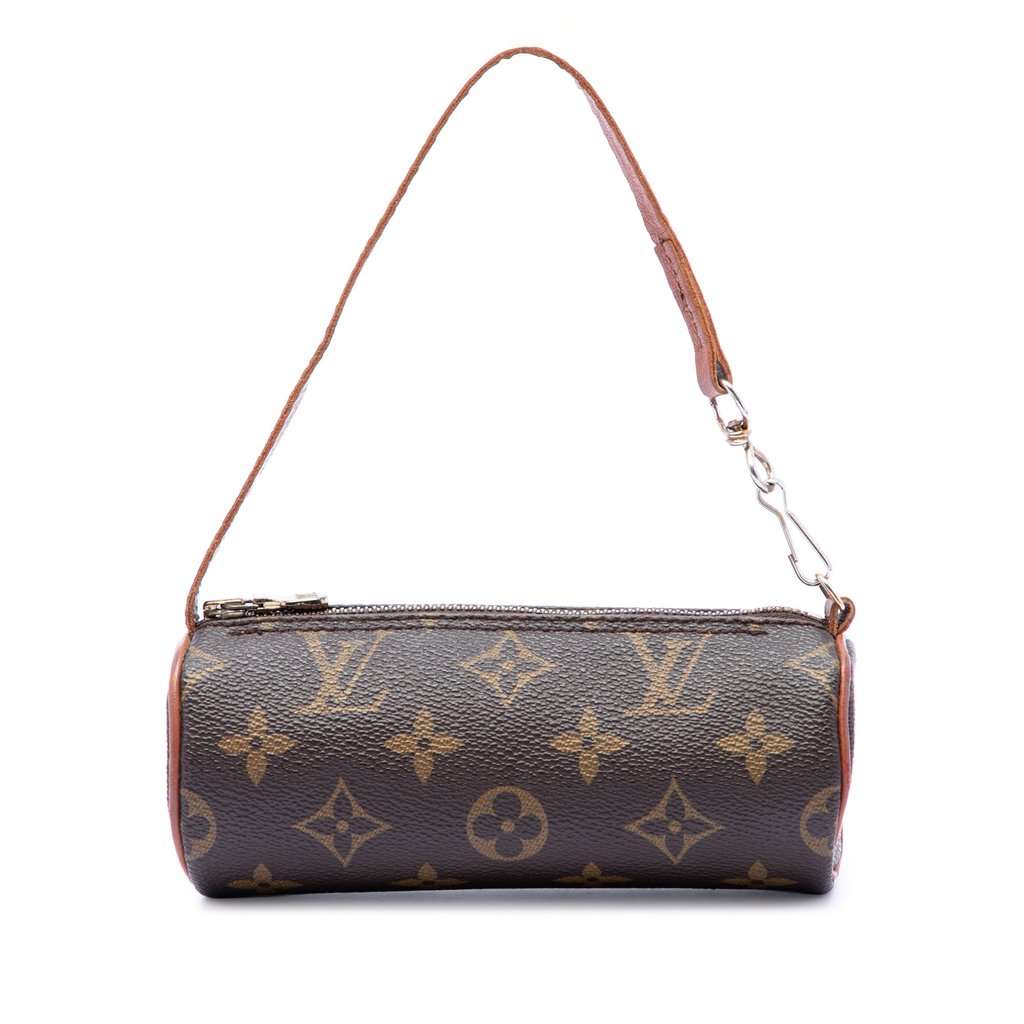 Louis Vuitton Monogram Papillon Pochette Brown Very good condition - Front View