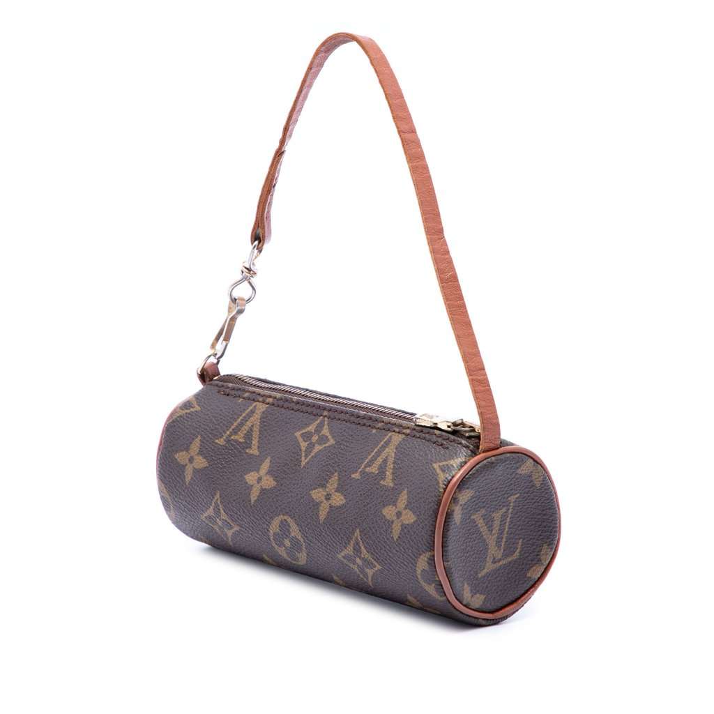 Louis Vuitton Monogram Papillon Pochette Brown Very good condition - Back View