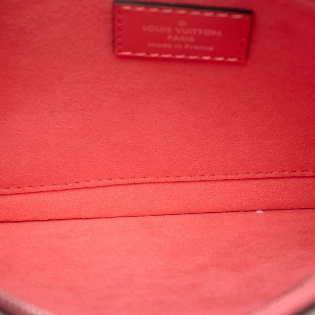 Louis Vuitton Epi Neverfull Pouch Pink Leather Very good condition - Model View
