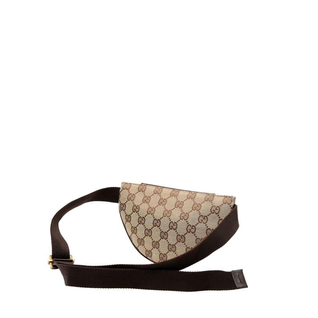 Gucci GG Canvas Belt Bag Beige Very good - Back View